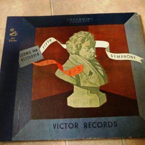 Vintage RCA VICTOR RECORDS FIFTH SYMPHONY LUGWIG VAN BEETHOVEN